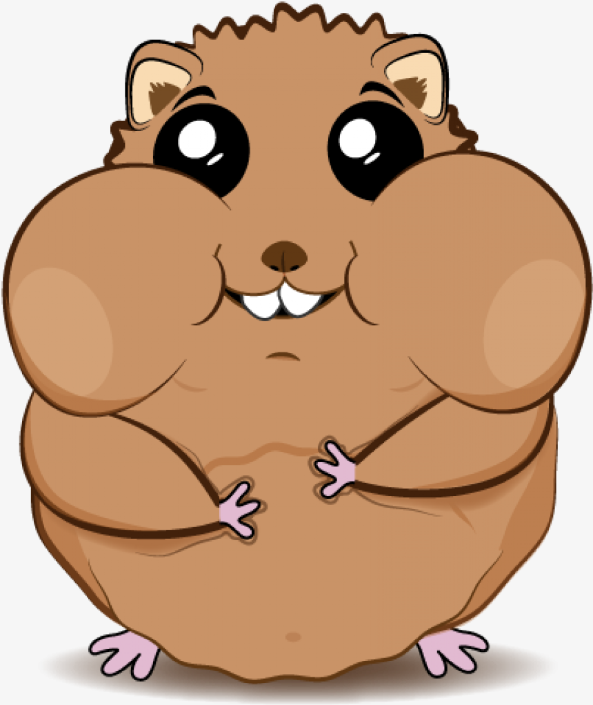 Испуганный хомяк