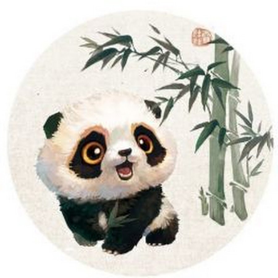 Милые панды арт