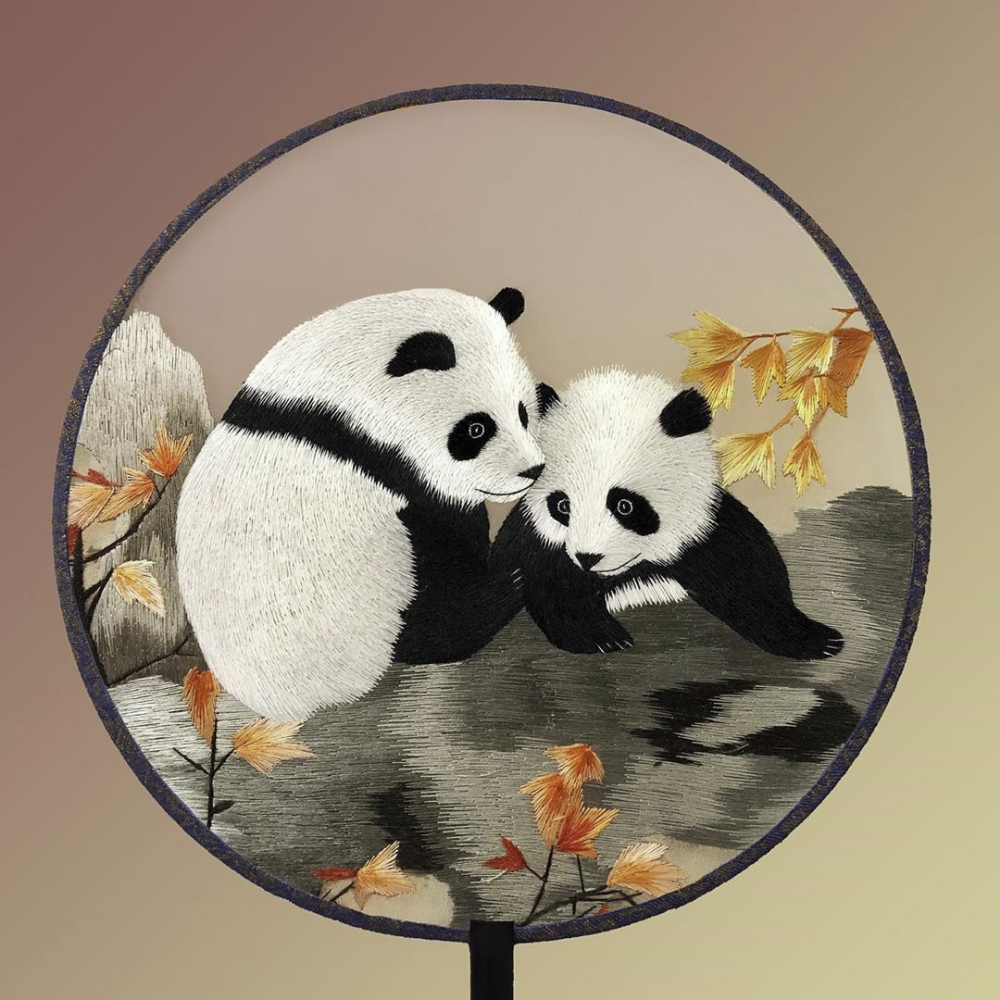 Китайская вышивка