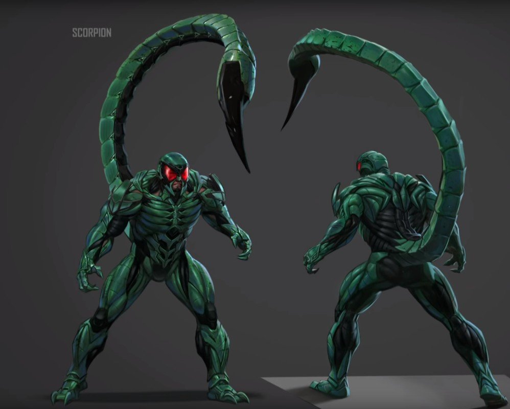 Скорпион Мак гарган Марвел