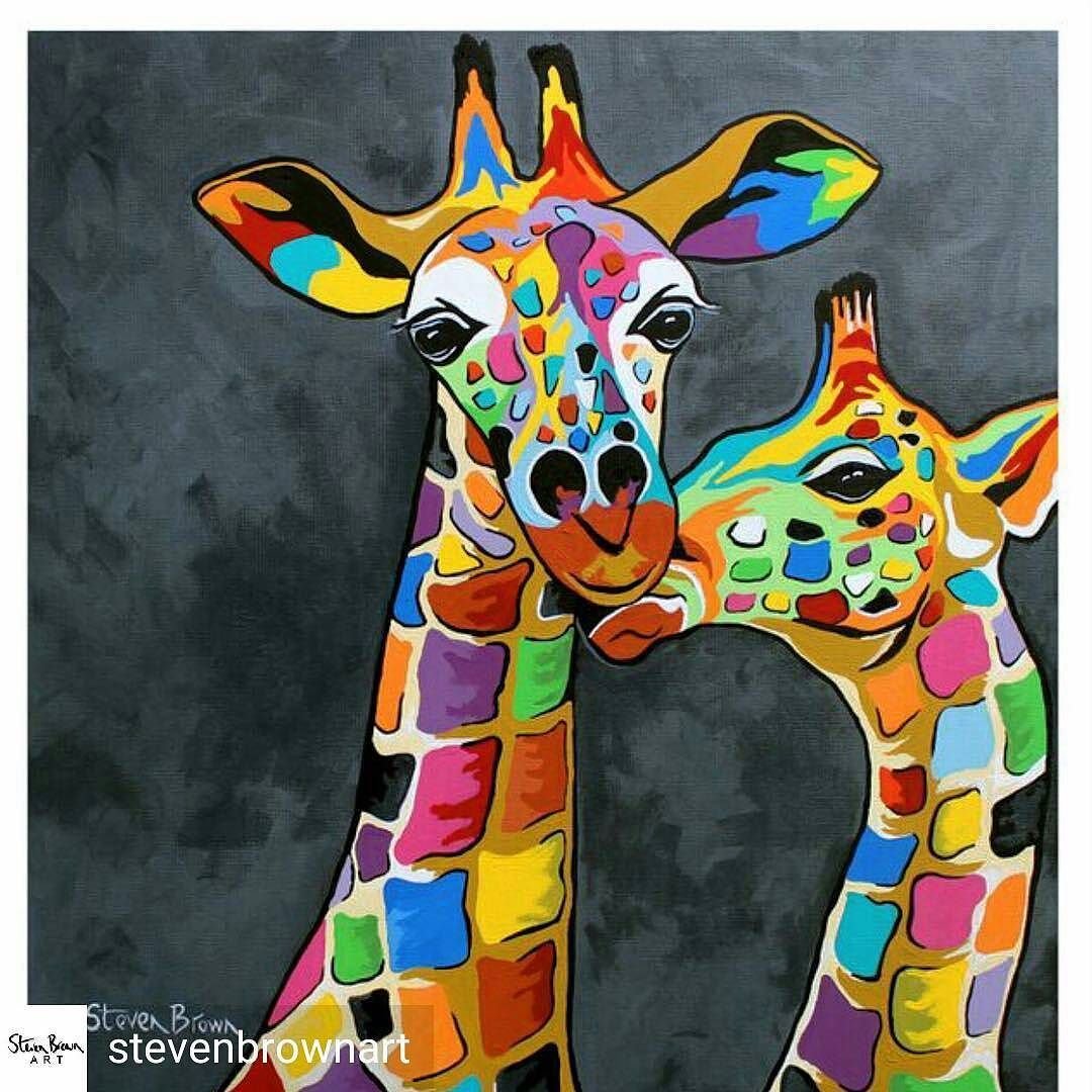 Декоративная живопись животные