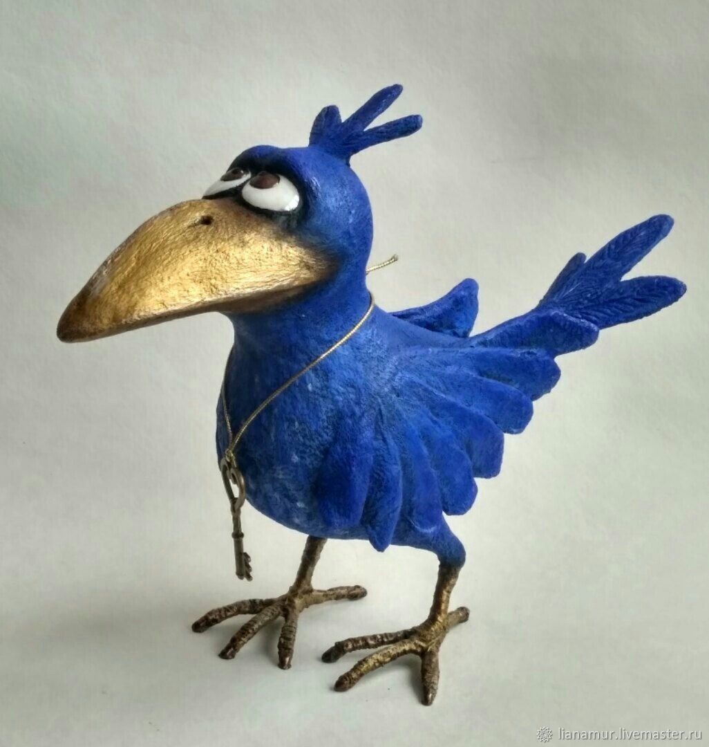 Птицы из папье маше