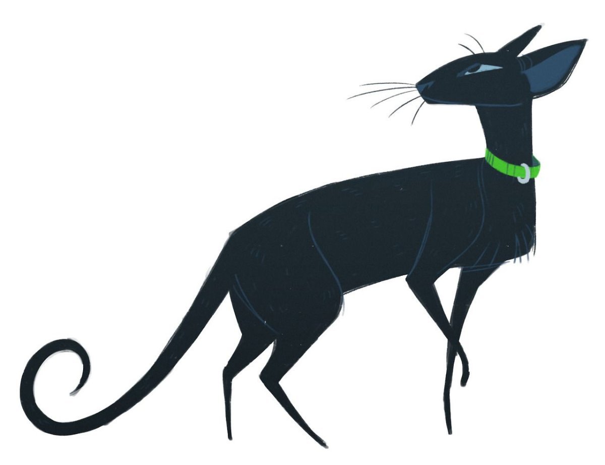 Ориентальная кошка арт