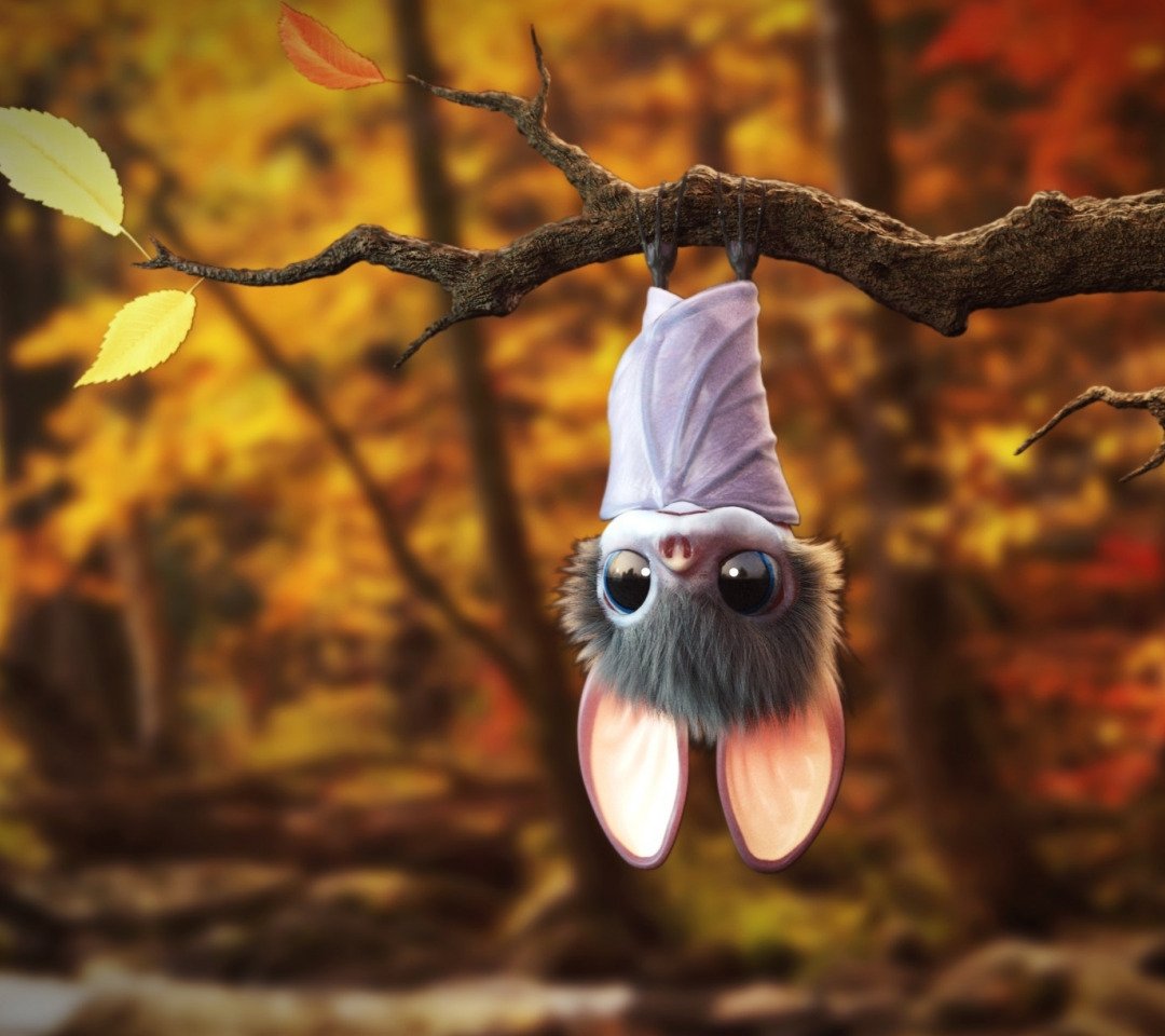 Летучая мышь авторская игрушка