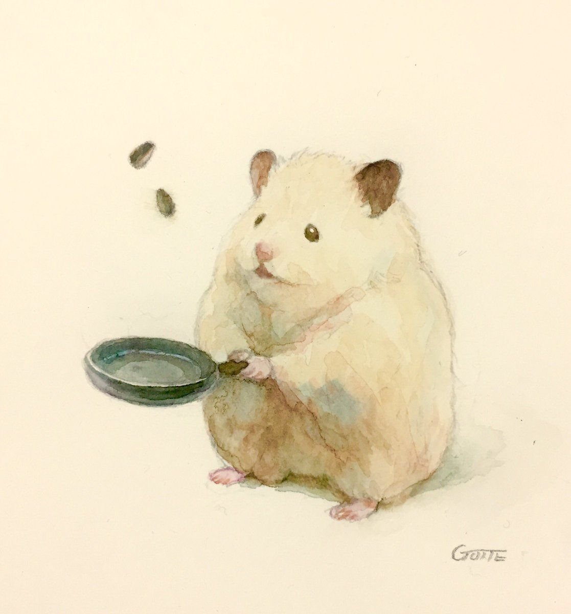 Хомячок арт