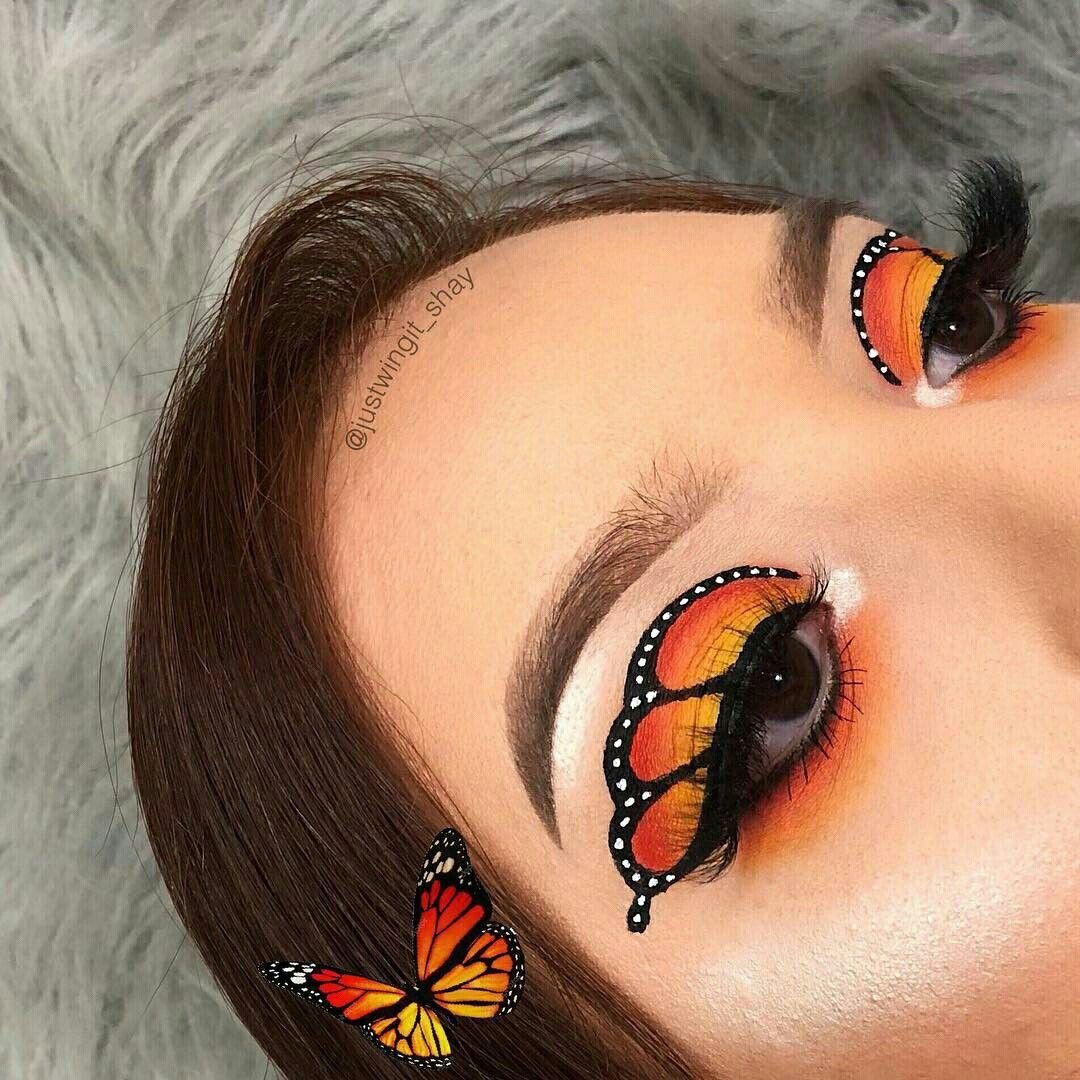 Макияж бабочка
