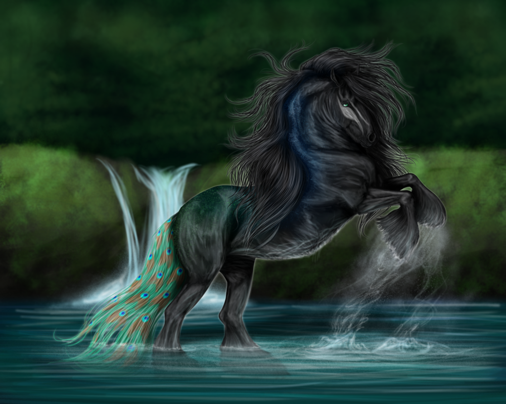 Мифическая водяная лошадь