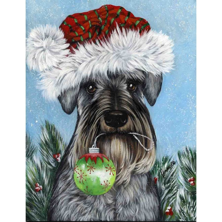 Алмазная мозаика шнауцер