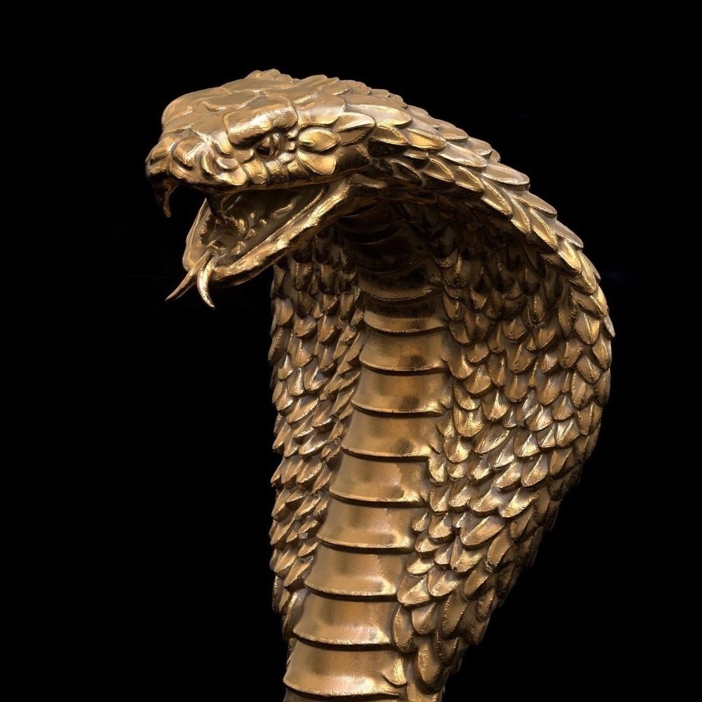 Голова змеи арт