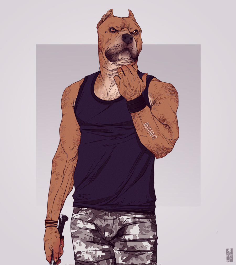 Дуэйн Джонсон с бульдогом