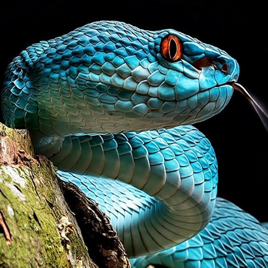 Голубая куфия змея