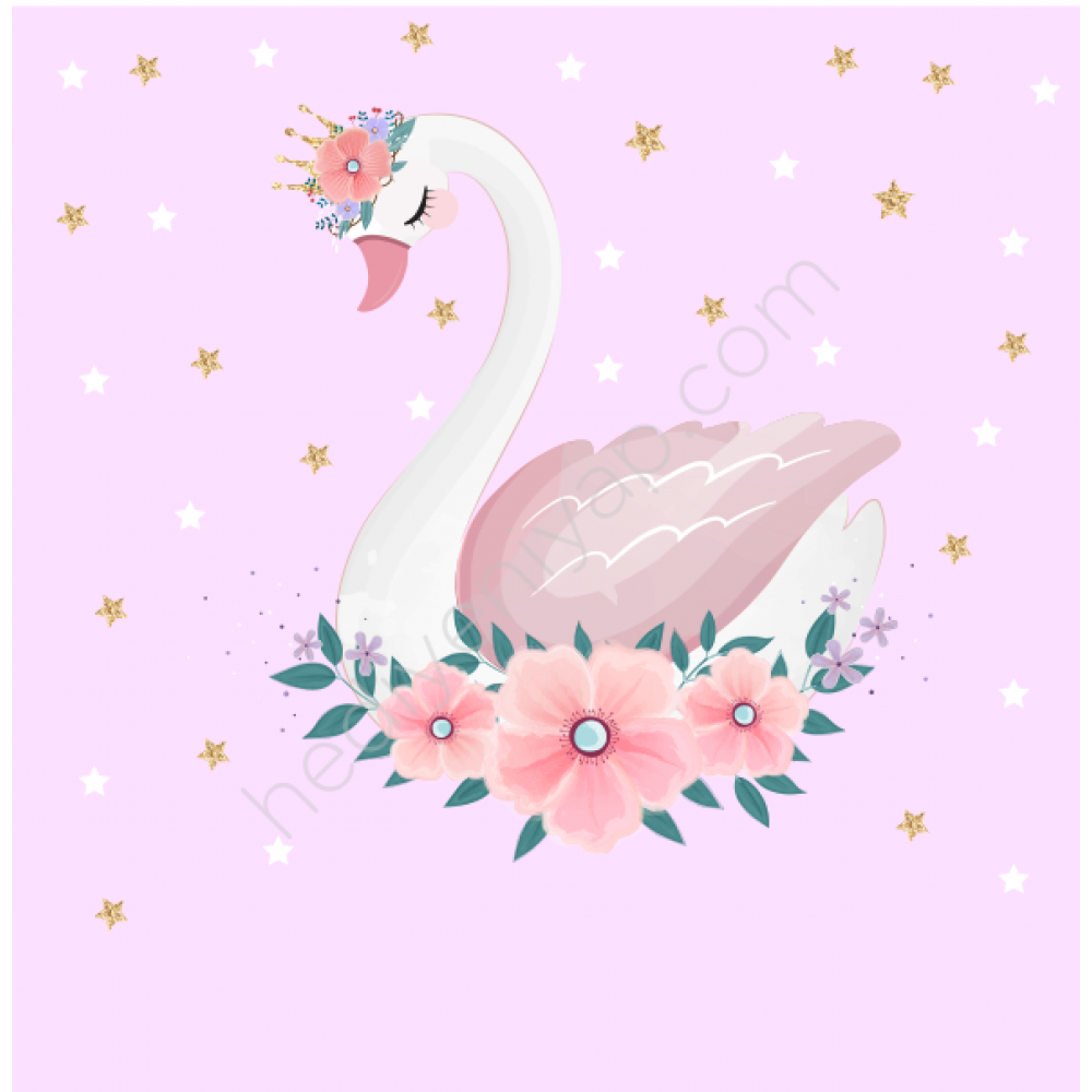 Один лебедь