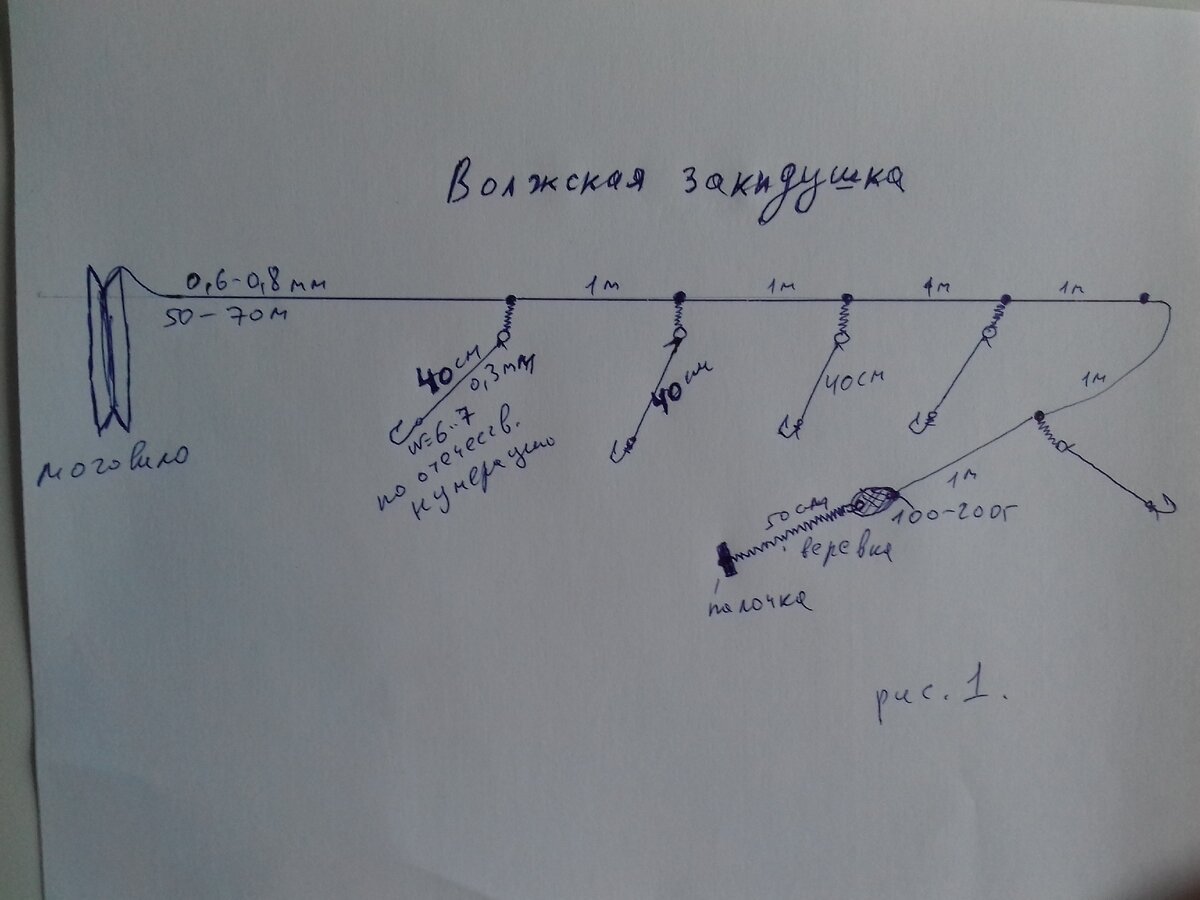 Закидушки на жереха