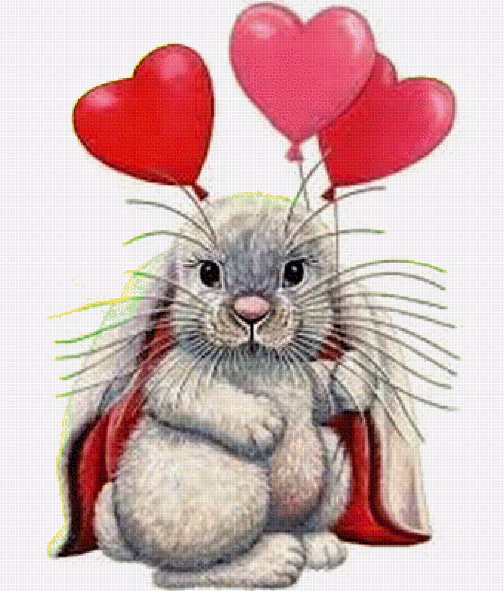 Зверушки с сердечками