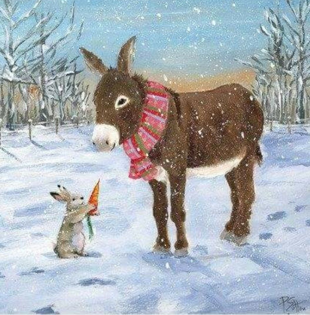 Рождественский ослик