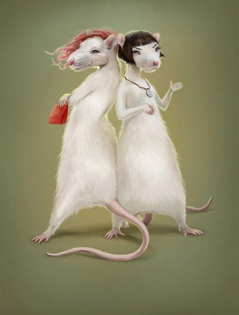 Крыски подруги