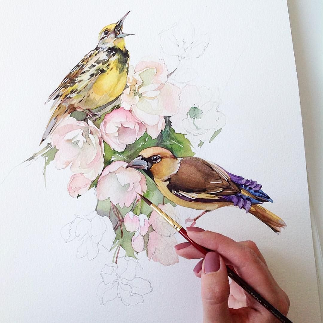 Акварель Katya_mihailina