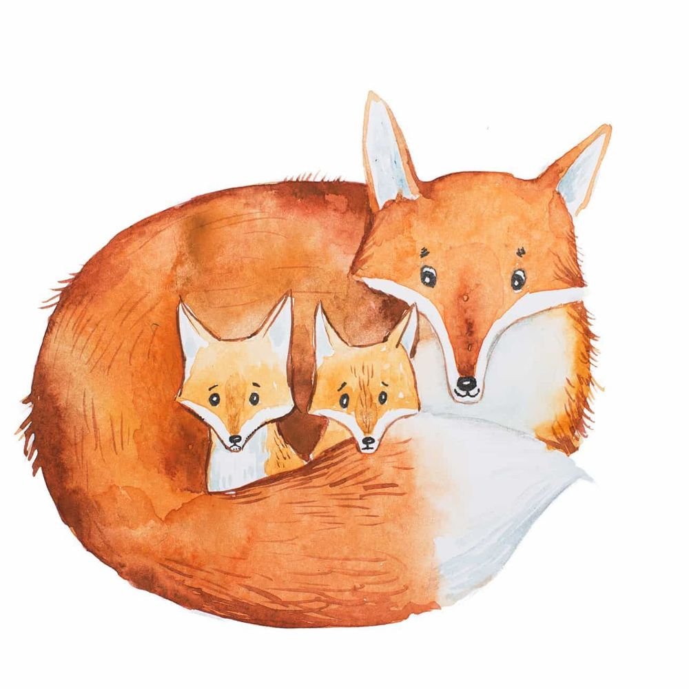 Мама лиса и Лисёнок