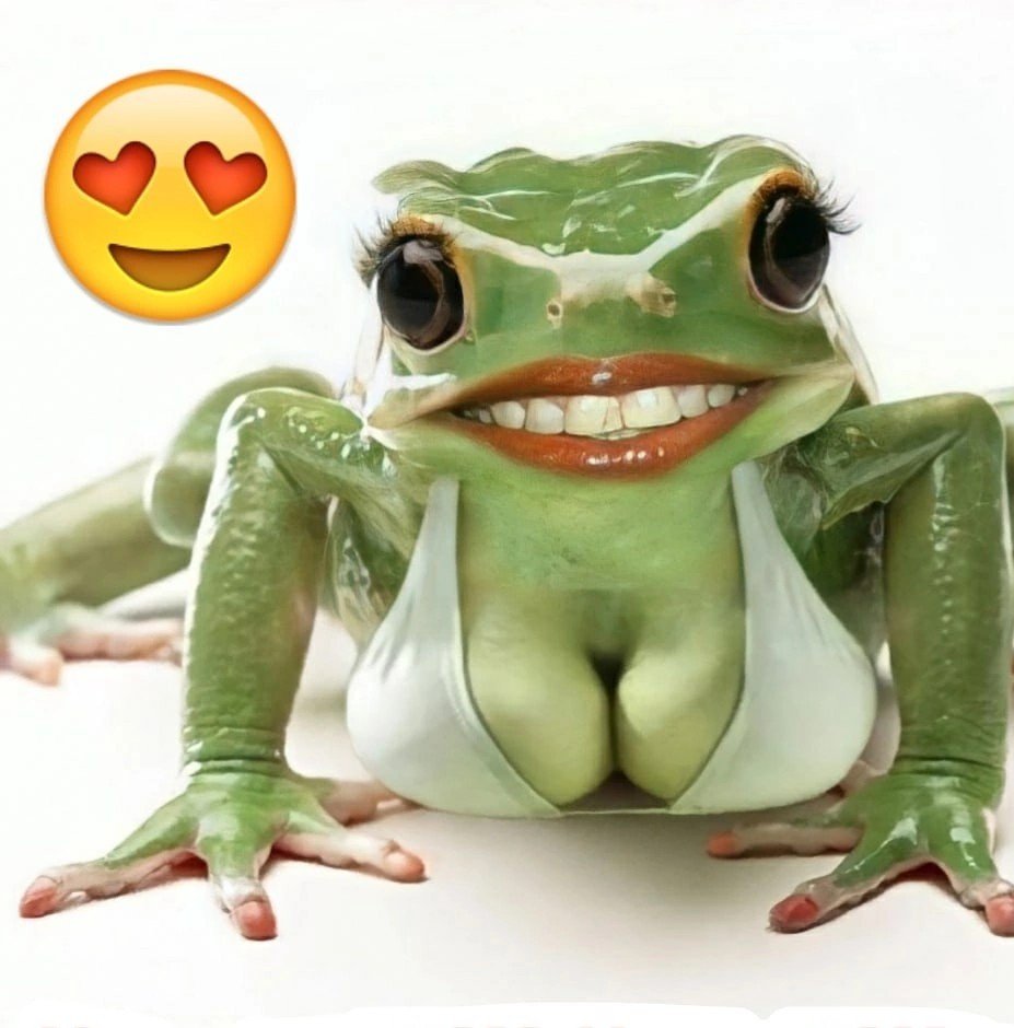 Недовольная жаба