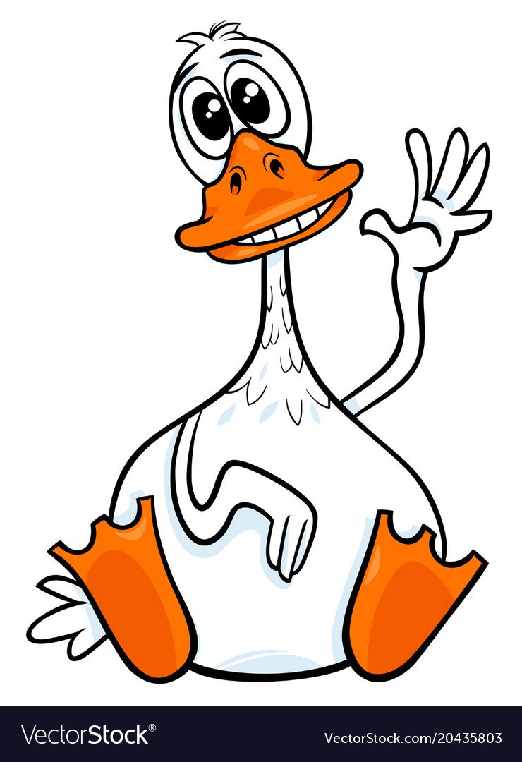 Утка карикатура