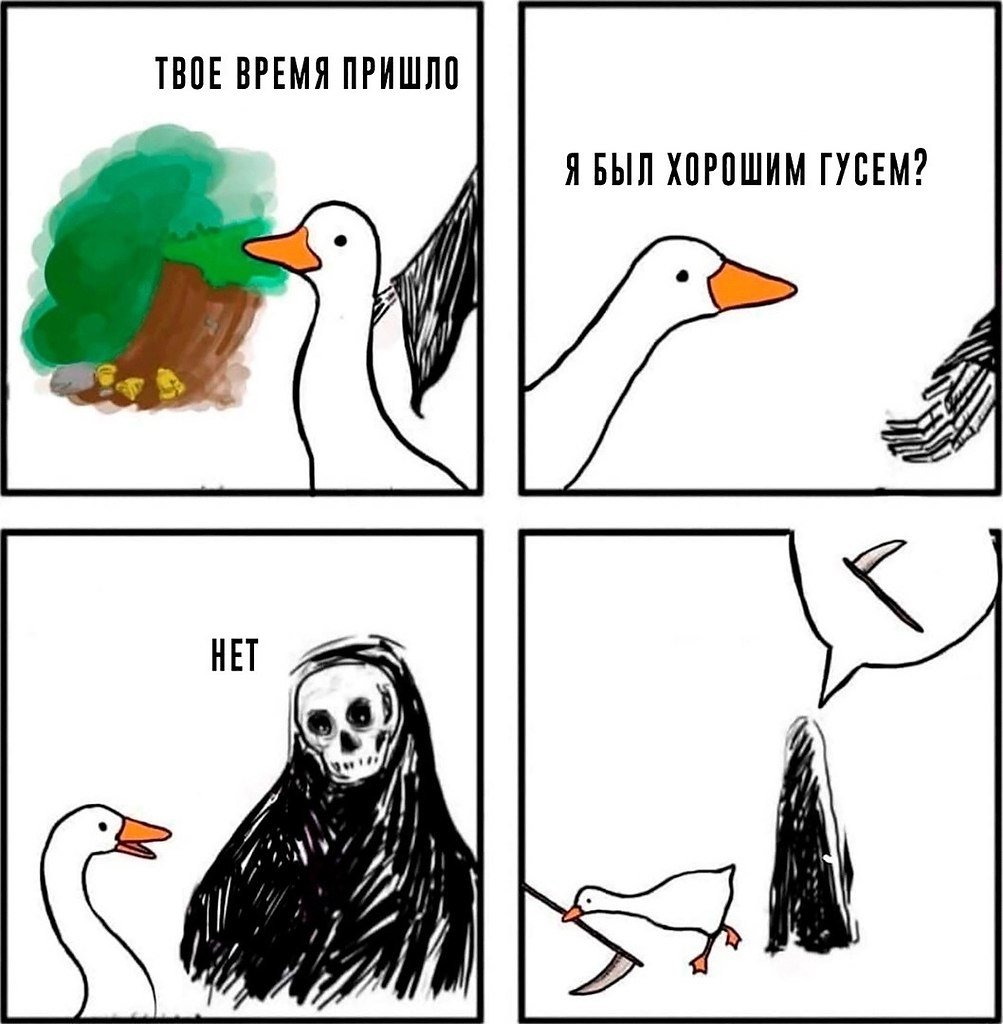 Мемы про гусей