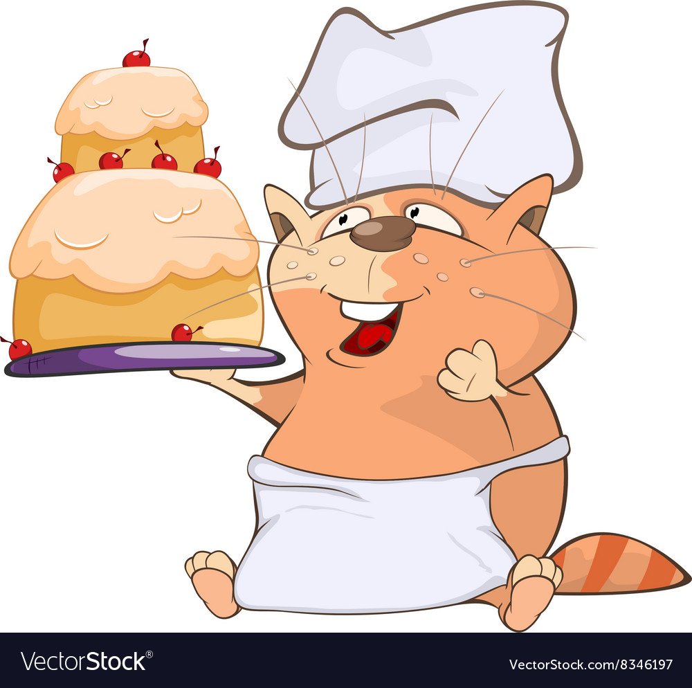 Котенок повар