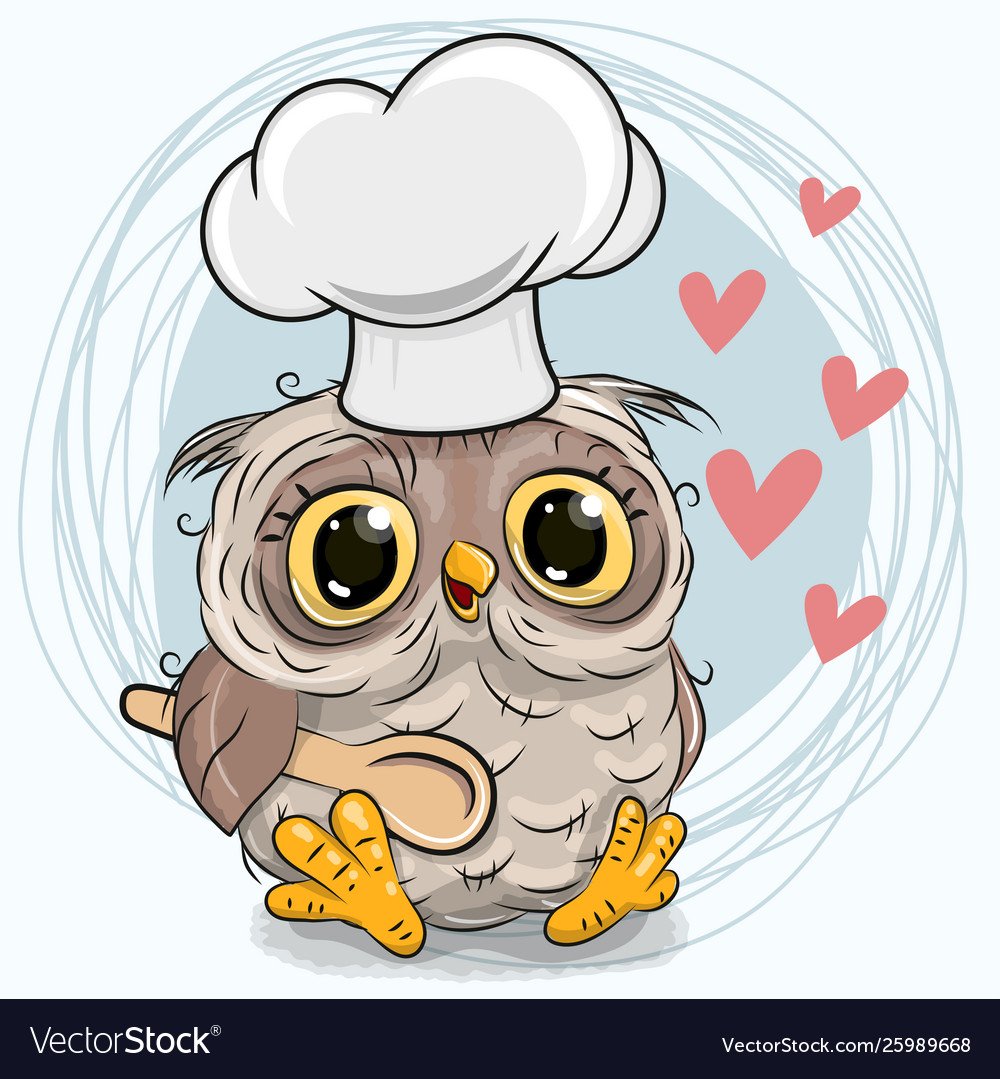 Кот в шапке повара