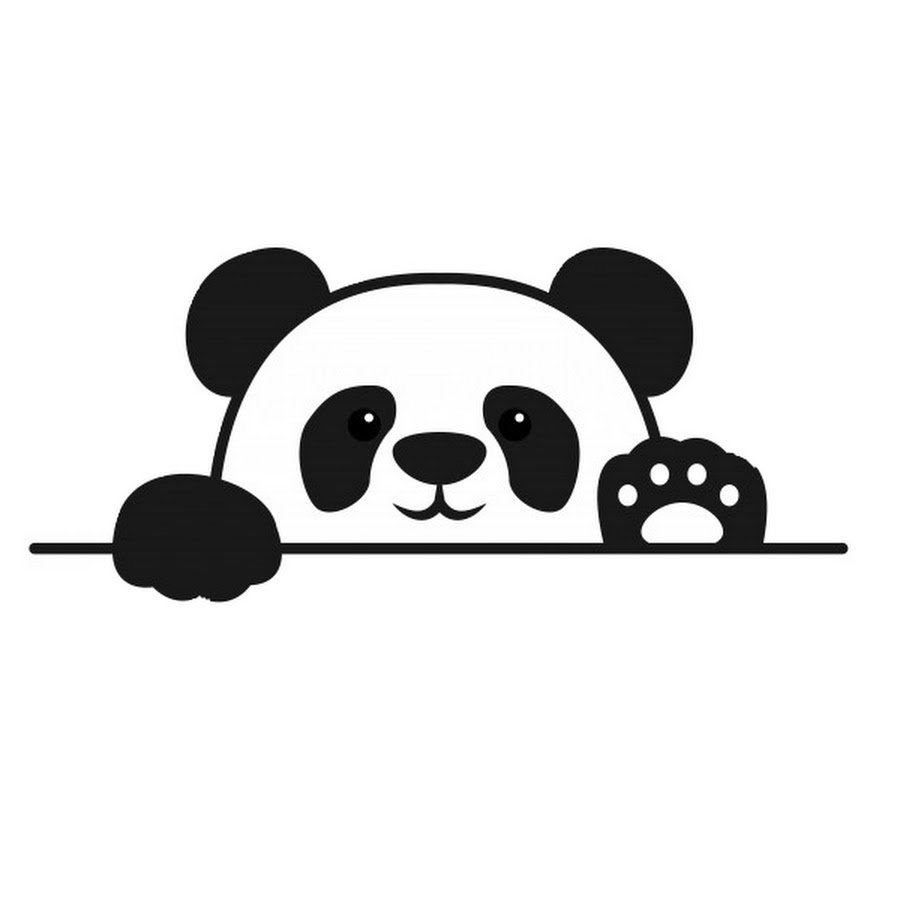 Голова панды