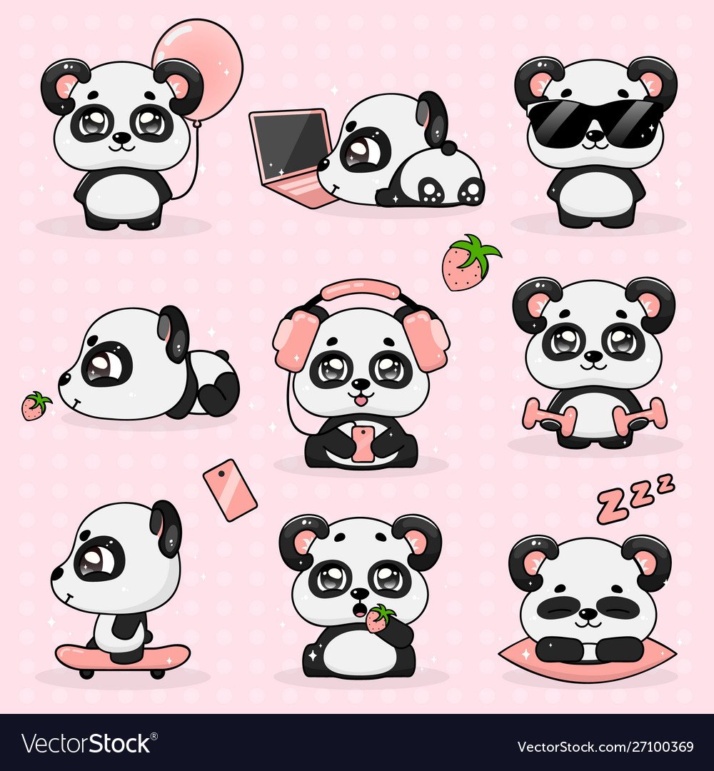 Панда эмоции