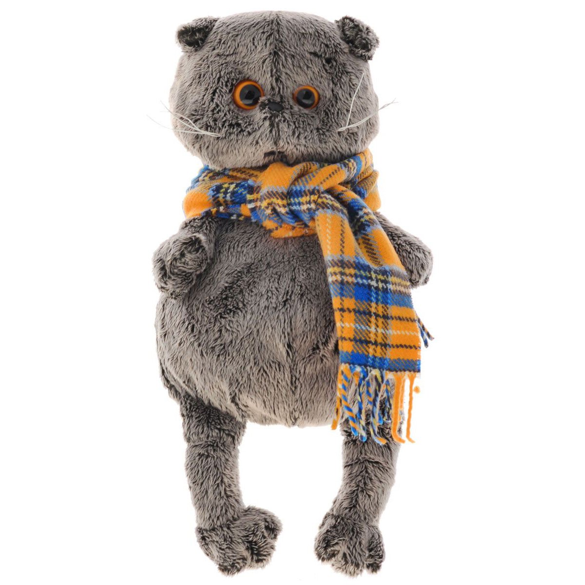 Игрушка серый кот Басик