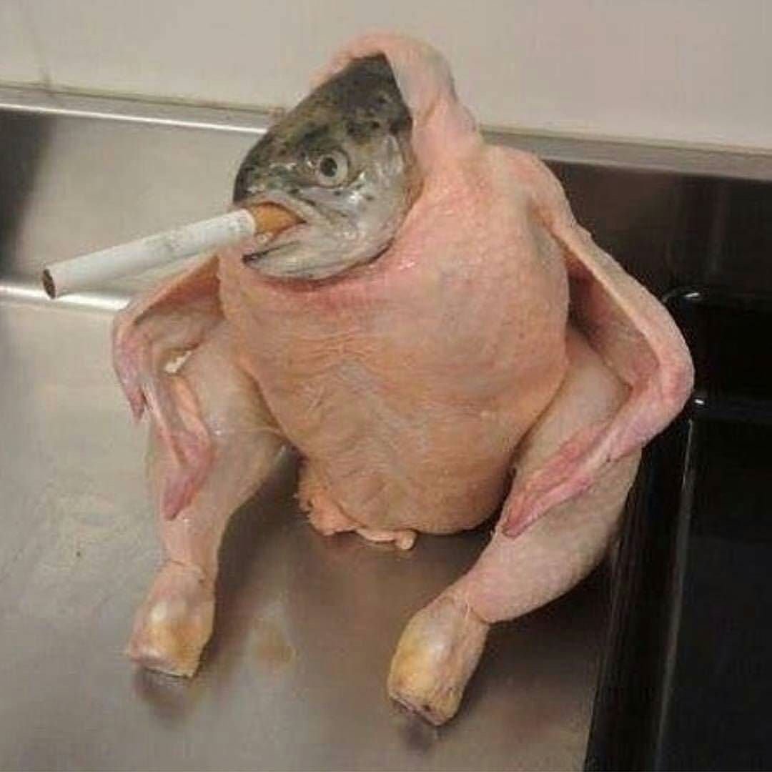 Курящая рыба