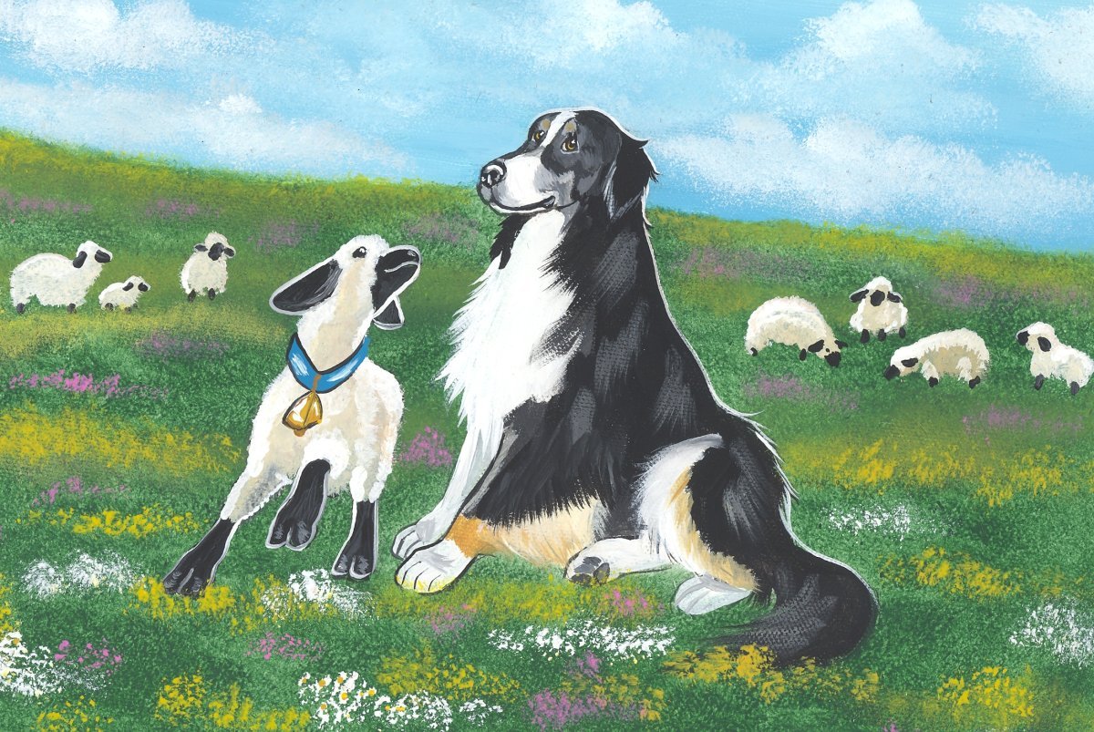 Пастушья собака и ребёнок