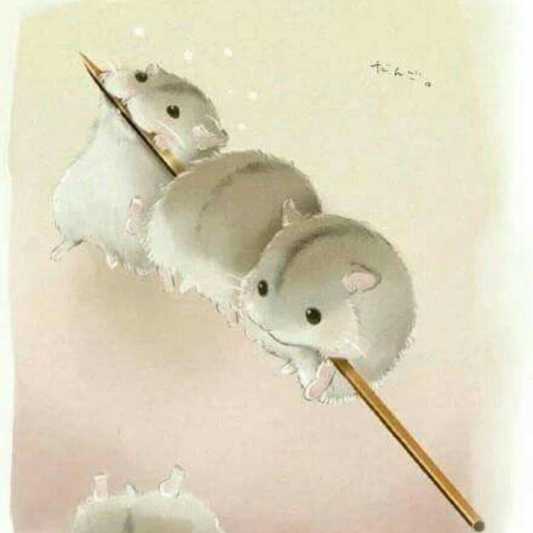 Хомячок арт