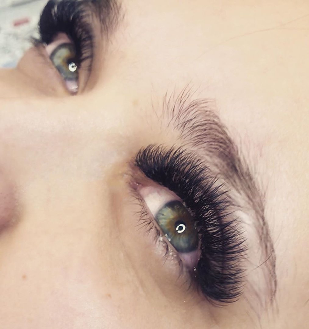 Наращивание ресниц 2д беличий