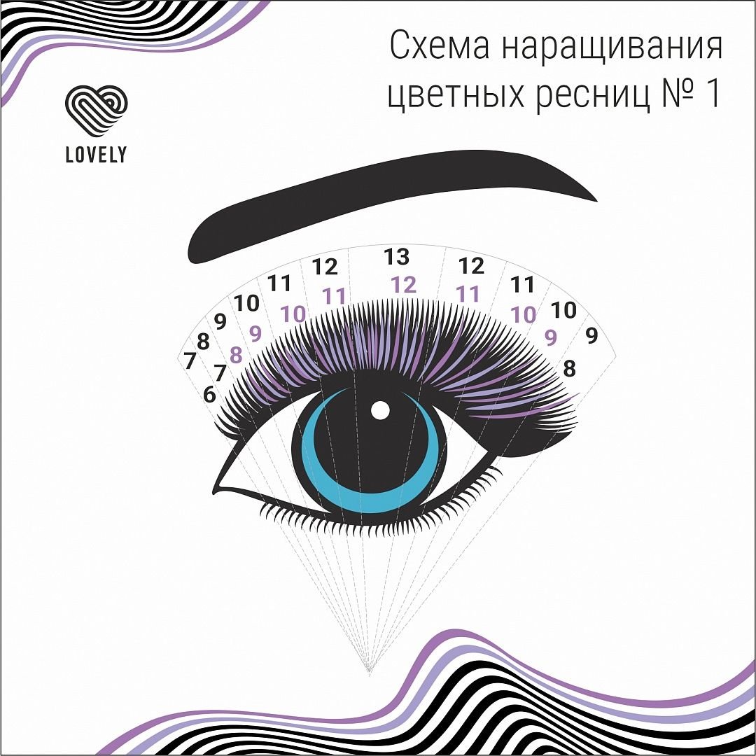 Натуральный эффект наращивания классика схема