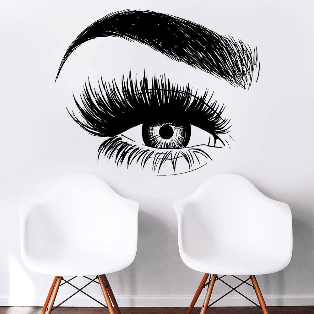 Креативные нарощенные ресницы