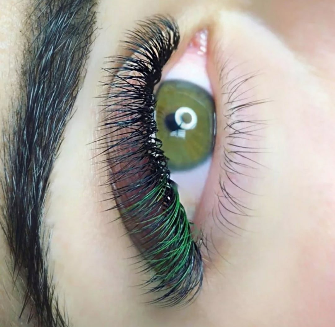 Цветные ресницы