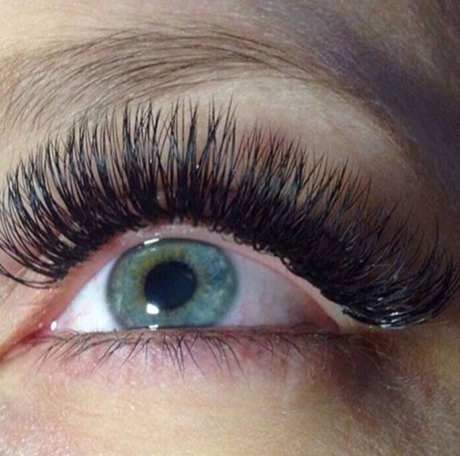 Наращивание ресниц Лисий эффект беличий эффект 2д