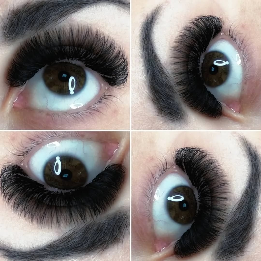 Наращивание ресниц беличий эффект 2д