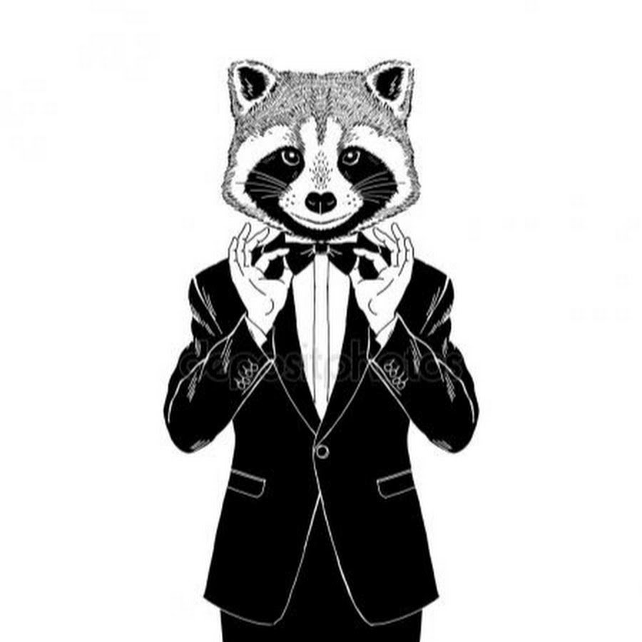 Енот в смокинге