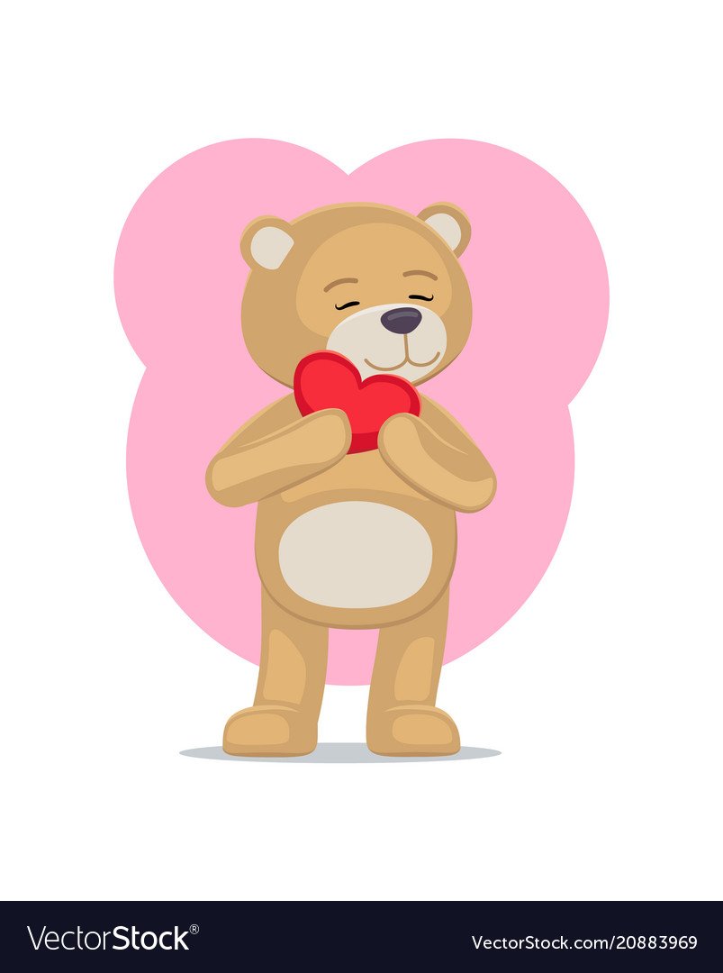 Мишка с сердечком