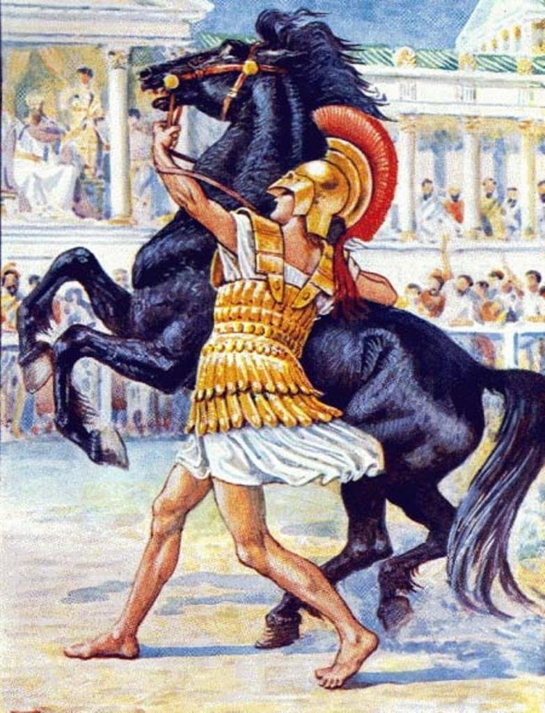 Александр Македонский и Буцефал