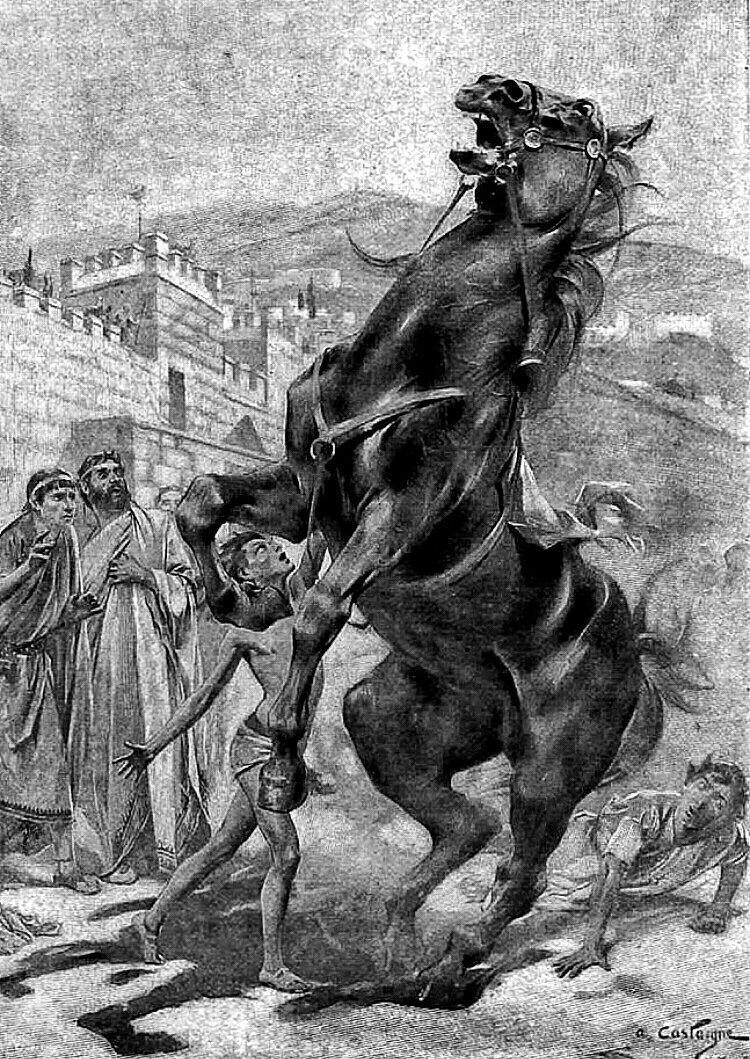 Александр Македонский и Буцефал