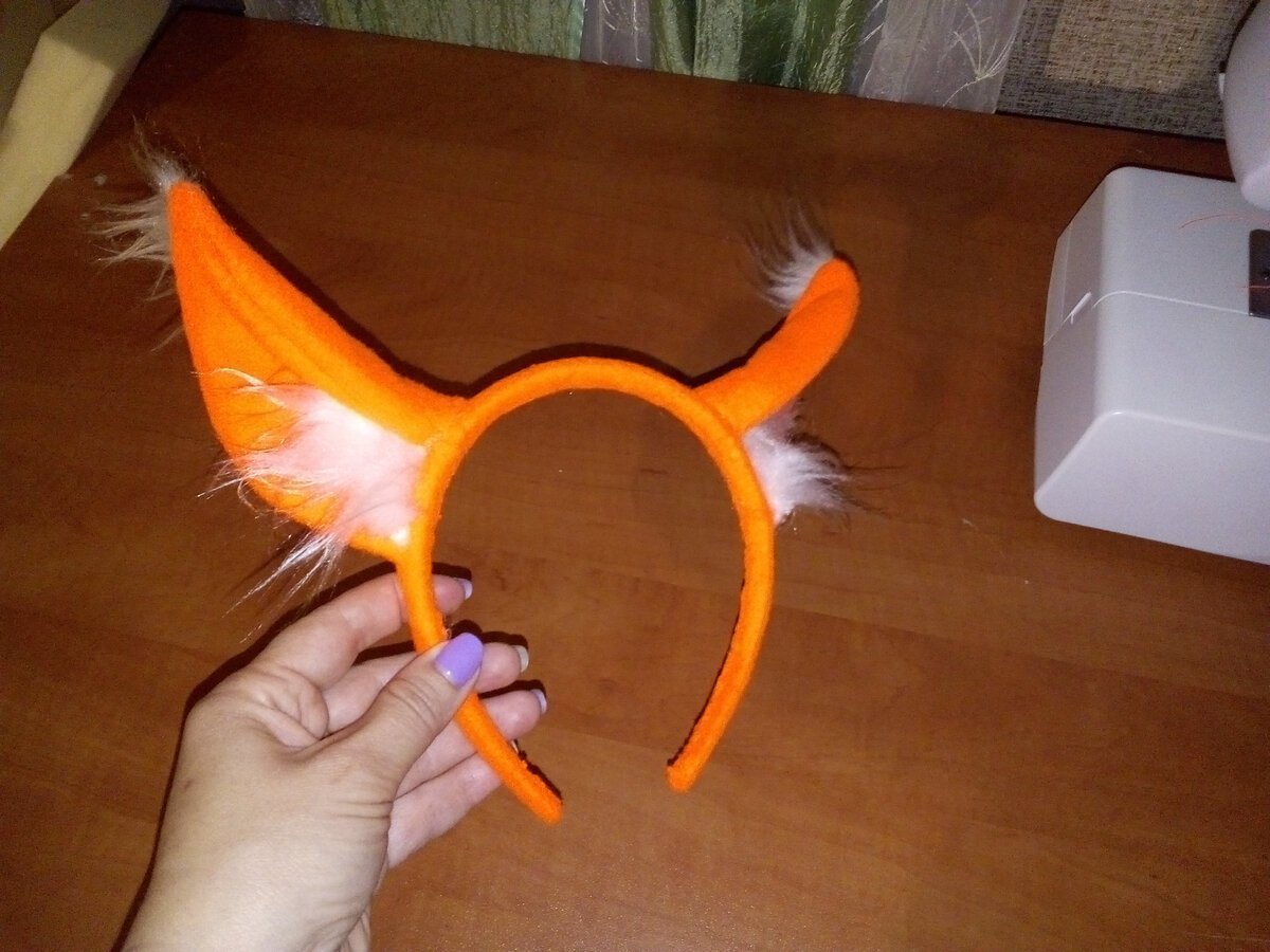 Ушки лисички на ободке