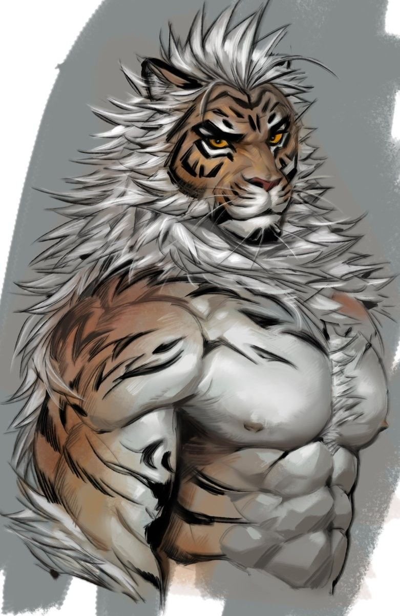 Лев с мускулами