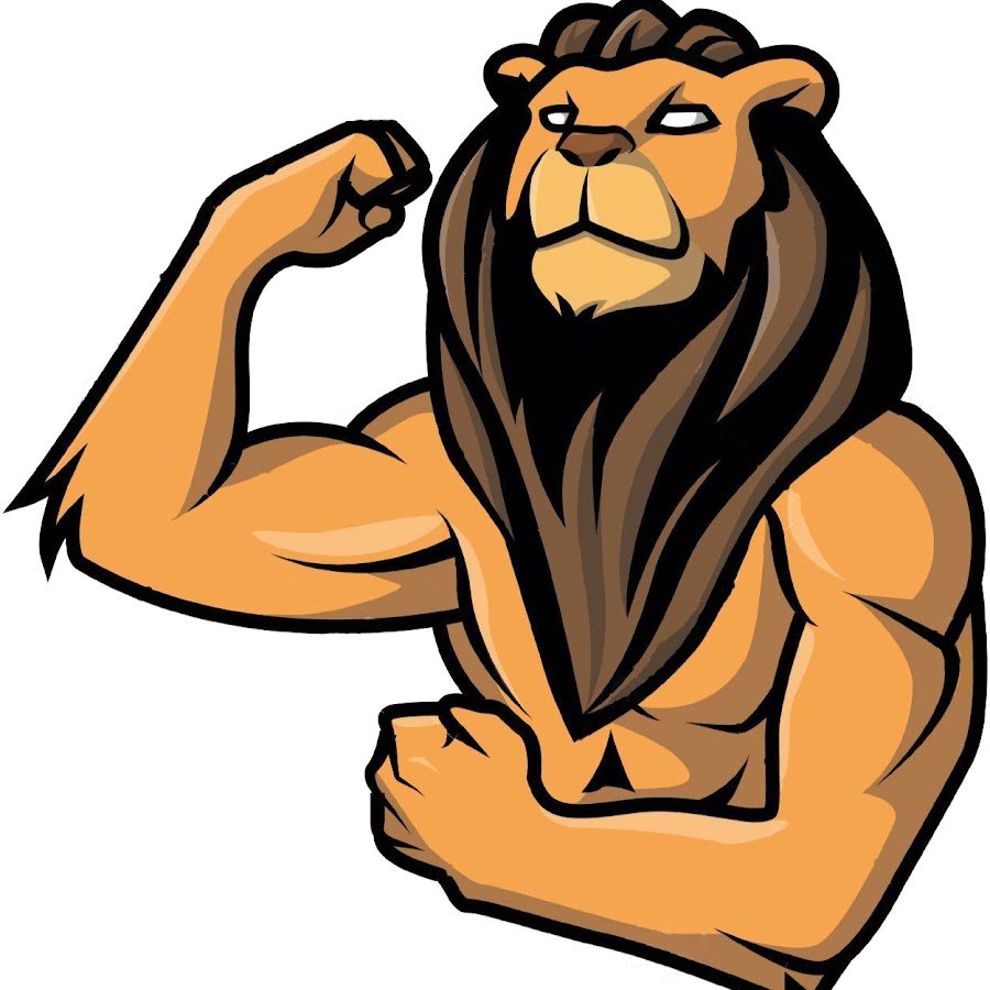 Сильный Лев рисунок