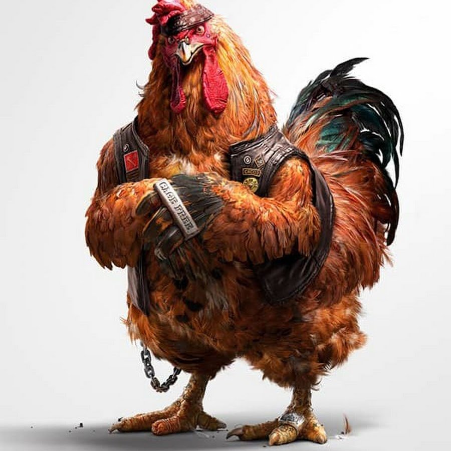 Петух с сигаретой