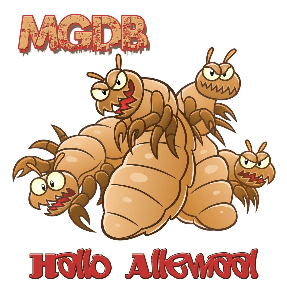 Личинки вшей на бумаге