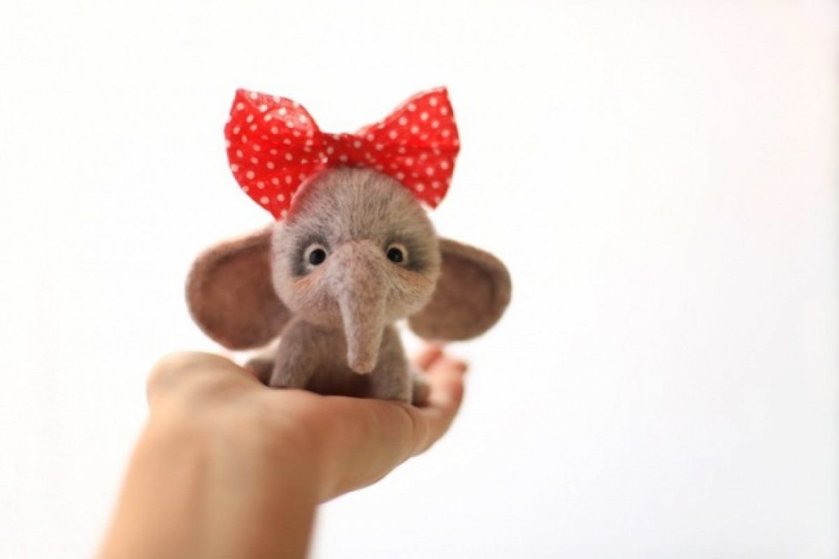 Мышка с бантиком