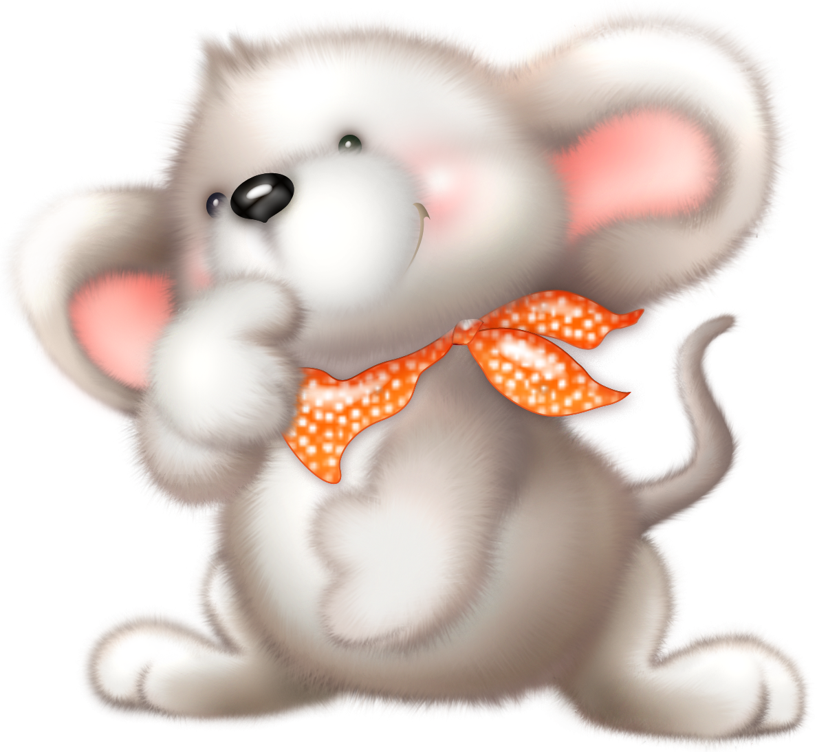 Зверюшки на прозрачном фоне